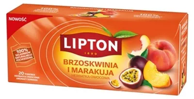 Immagine prodotto di Tè alla frutta Lipton Pesca Maracuja 20 bustine