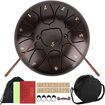 Produktbild von Famanu Stahlzungen Trommel - Handpan Drum - 11 Töne