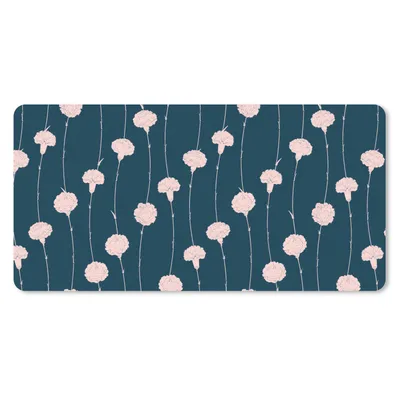 Produktbild von MuchoWow® Mauspad Mousepad Blumen - Pfingstrose - Muster - Pastell 60x30 cm - Mousepads - Maus Mat - Pad - Mausunterlage - Nachhaltig