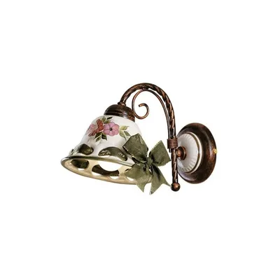 Immagine prodotto di CLASSIC NAPOLI C366-42, Lampada a Parete Applique in Vetroceramica, Ferroluce