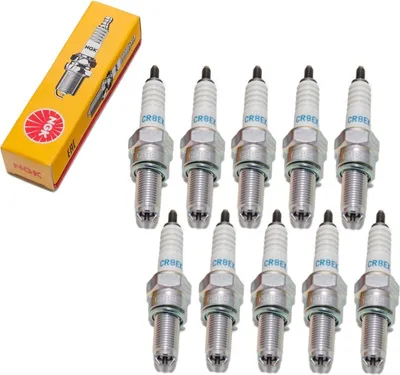 Produktbild von Zündkerzen Set NGK 10x CR8EK Zündkerze entstört, 19,0mm Langgewinde Ø 10,0mm Hex 16,0mm, 2-Massen-Elektrode Elektrodenabstand 0,75mm, Wärmewert 8, 3478