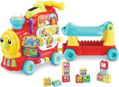Immagine prodotto di VTECH BABY Maxiloco Trenino 7 in 1, Carrello rosso, Giocattolo musicale educativo, 12-36 mesi