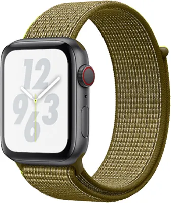 Produktbild von Armband für Apple Watch Series 8 7 6 5 4 3 2 1 SE - Nylon Band Ersatzarmband Sport Loop - Olivgrün - 38mm 40mm 41mm