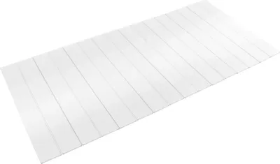 Produktbild von Badewannenabdeckung - Faltbares Wannenbrett - Isolierendes PVC - Ablagefläche - Wasserdicht - Rutschfest - Weiß