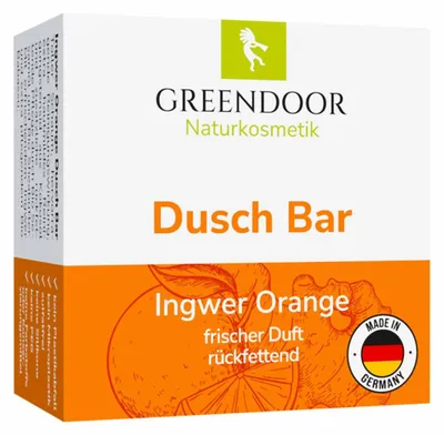 Produktbild von GREENDOOR Dusch Bar Ingwer Orange