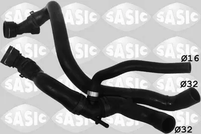 Produktbild von SASIC Kühlerschlauch Wasserschlauch für VW Golf IV Schrägheck (1J1) 3406119