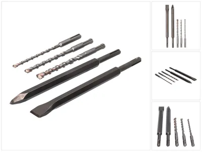 Produktbild von Metabo Bohrer und Meißel Set SP 5 tlg. SDS plus 6 / 8 / 10 mm ( 630465000 )