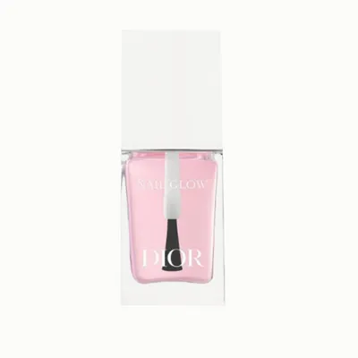 A bottle of Dior Nail Glow nail polish is shown against a white background.