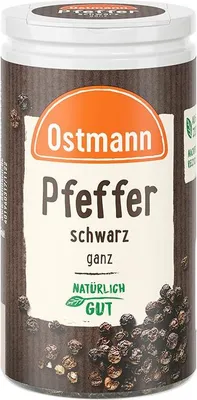 Produktbild von Ostmann Pfeffer schwarz ganz Dose 40g