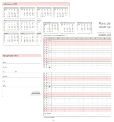 Produktbild von CHRONOPLAN Brieftaschenplaner 2022 DIN A5