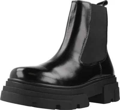 Image de Tommy Hilfiger Th Shiny Leather Chelsea Couleur Noir