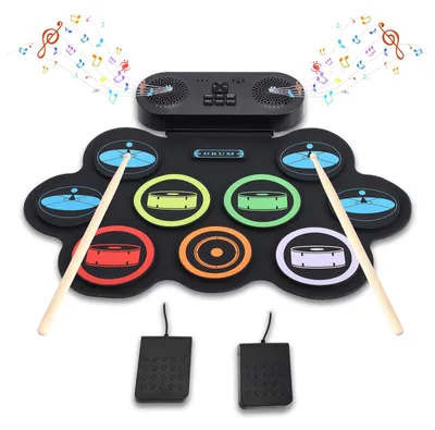 Productafbeelding van Oprolbare Drumset Pedalen - Compact 1 Kg