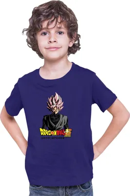 Produktbild von Kinder T-Shirt Dragon Anime Manga Ball Z Goku 10, 5-6 Jahr - 116 / Dunkelblau