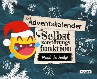 Immagine prodotto di Il calendario dell'Avvento con funzione di autodistruzione: finiscilo