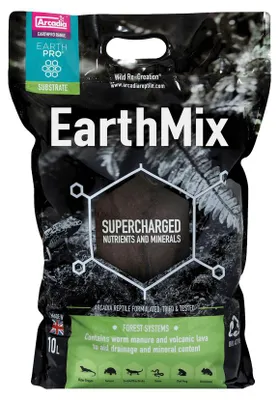 Productafbeelding van Arcadia Earthmix -actief terrariumsubstraat Earthmix 5L en 10L voor reptielen, amfibieën en ongewervelden 10L