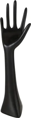 Produktbild von Schmuckhand Schmuckhalter Hand Kunstharz  schwarz H 34 cm Stückpreis
