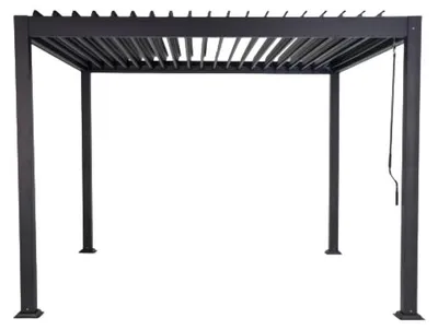 Obrázok produktu pre Kondela Hliníková bioklimatická pergola Zia 300x300 cm - antracit