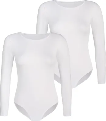 Produktbild von Teyli 2er Pack: Langärmeliger Viskose-Bodysuit Longy Female 2404-2 weiß L