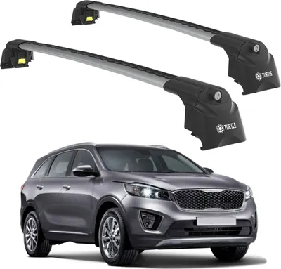 Produktbild von TURTLE DACHTRÄGER AIR-2 , Silber KIA SORENTO PRIME (UM) 2015 - 2020 (SUV)