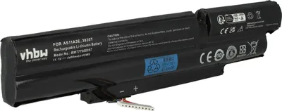 Produktbild von vhbw Akku Ersatz für Acer 3INR18/65-2, 3ICR19/66-2, AS11A3E, AS11A5E für Notebook (4400 mAh, 11,1 V, Li-Ion)