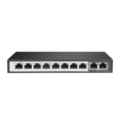 Immagine prodotto di Extralink PERSES | Switch PoE | 8x Gigabit PoE/PoE+  2x RJ45 Uplink Gigabit  96W