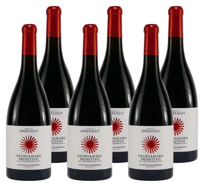 Produktbild von Angelillo Negroamaro Primitivo -halbtrocken- (6 x 0,75L)