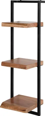 Produktbild von home24 Wandregal - Akazie Massiv / Metall