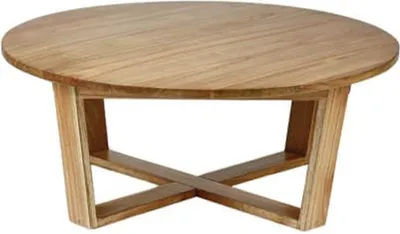 Produktbild von Couchtisch Mindi Holz Ø100 cm modern
