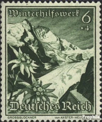 Produktbild von Briefmarken Deutsches Reich 1938 Mi 678 postfrisch Winterhilfswerk:Landschaften/Blumen