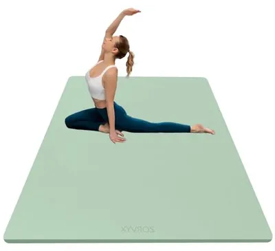 Produktbild von Yogamatte – Fitnessmatte – Trainingsmatte – Für das Training zu Hause – Extra dick – 200x100 cm – Grün