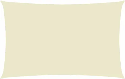 Image de Voile d'ombrage Oxford Rectangulaire 5x8 m Crème