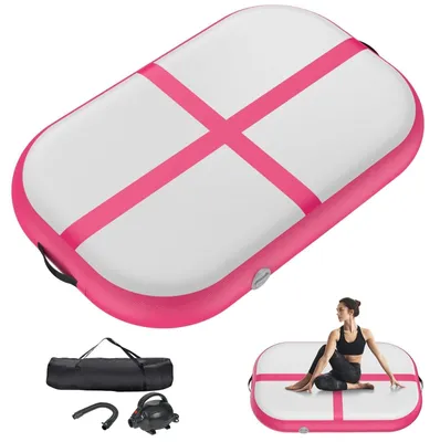Produktbild von Aufblasbare Gymnastikmatte mit Pumpe und Tragetasche