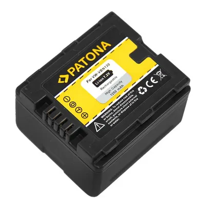 Produktbild von Patona Akku kompatibel mit Panasonic VW-VBN130 1250 mAh / 9.0 Wh / 7,2V