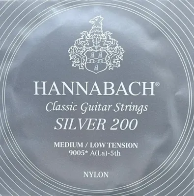 Produktbild von Hannabach 9005MLT Silver 200 - medium/low - A5
