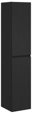 Immagine prodotto di vidaXL Mobile da bagno da parete Nero 33 x 34,5 x 160 cm