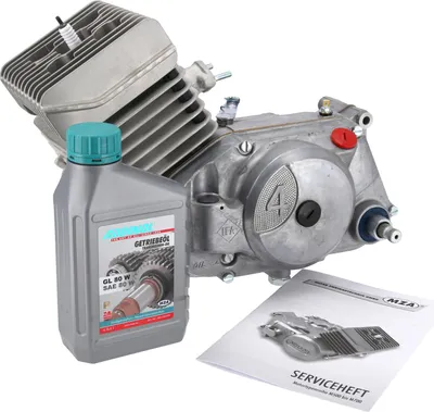 Produktbild von Motor 70ccm, 4-Gang, Gehäuse Natur, Laufbuchse Ø53mm, NPC - Simson S70, S83, SR80