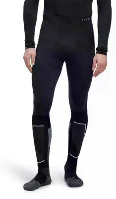 Image de FALKE - Pantalon de sous-vêtement pour hommes, modèle Wool-Tech 3/4 M, en laine technique, à séchage rapide