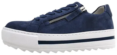 Image de Gabor Dames Faible Sneaker Low Top G-Weite 86.498 bleu