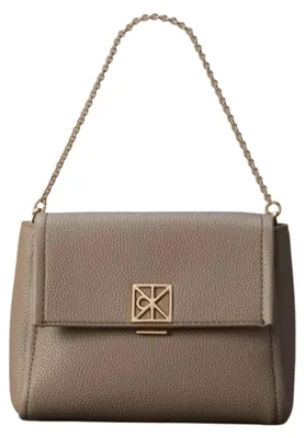 Produktbild von Calvin Klein EMBLEM HW PEBBLE CROSSBODY 20 Damen Schultertasche Grau : Größe - UNICA Größe: UNICA