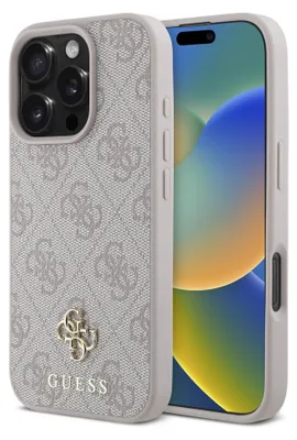 Obrázok produktu pre GUESS 3666339354428, Ochranný obal, Apple, Apple iPhone 16 Pro Max, 17,5 cm (6.9"), Ružová