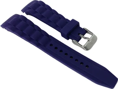 Produktbild von s. Oliver ► Uhrenarmband blau Silikon weiches Band ► SO-1989-PQ