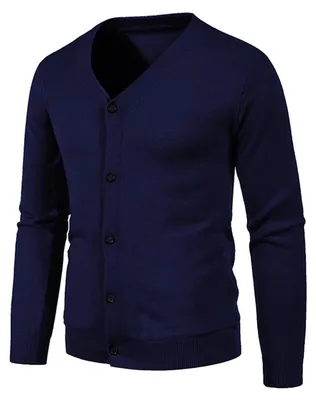 Productafbeelding van Heren Cardigan Gebreid Vest voor Herfst en Winter