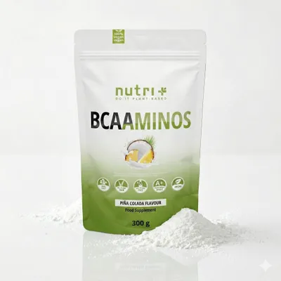 Produktbild von Nutri+ BCAA Aminosäuren Complex hochdosiert ab 300g - Cherry Lime