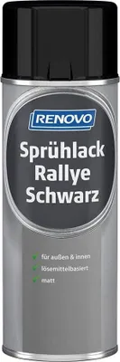 Produktbild von 400ml Renovo Sprühlack Rallye schwarz