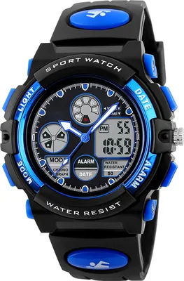 Produktbild von SKMEI 1163 Uhren Kinder Outdoor-Sport Kinderuhr Digitale Quarzuhr für Jungen Mädchen Uhren mit PolyurethanArmband Alarm LED Leuchtzifferblatt