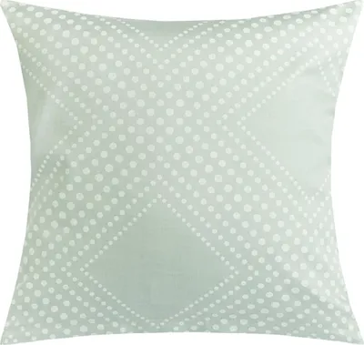 Obrázok produktu pre Bavlnenný saténový obliečok na vankúš – 40 x 40 cm – biely, mätový