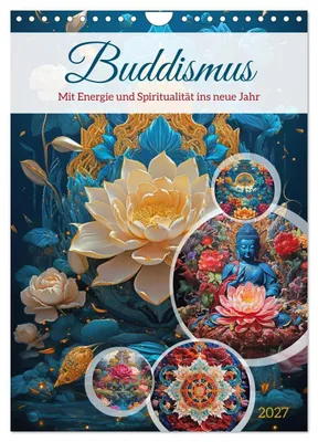 Produktbild von Buddismus (Wandkalender 2027 DIN A4 hoch), CALVENDO Monatskalender