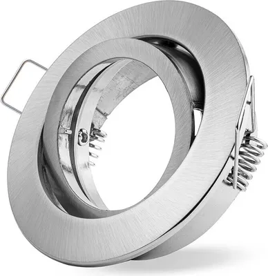 Produktbild von Einbaustrahler Eisen gebürstet schwenkbar 68mm max. 50W Bajonettverschluss