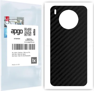 Produktbild von apgo Rückseite Schutzfolie für Honor 50 LITE -  Hinten Schutzfolie Carbon, Rückseite Folie schützt vor Kratzern und Fingerabdrücken