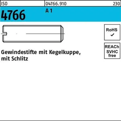Produktbild von Reyher  Gewindestifte ISO 4766 1.4305 M 3 x 6 A 1 (50 Stück)